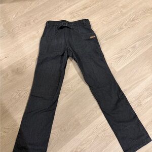 Patagonia Black Cargo Jeans with Back Buckle
